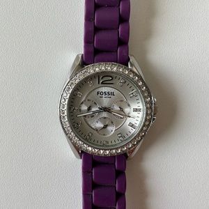 Women’s fossil watch with sports band